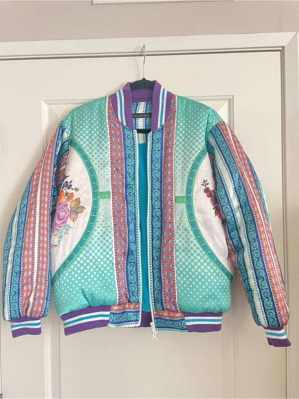 Romance Was Born Silk Floral Jacket